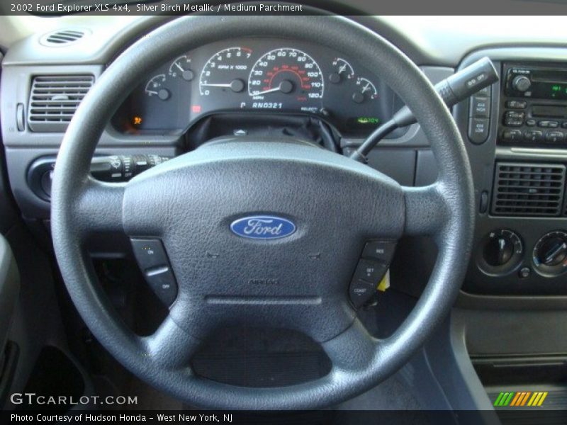 Silver Birch Metallic / Medium Parchment 2002 Ford Explorer XLS 4x4