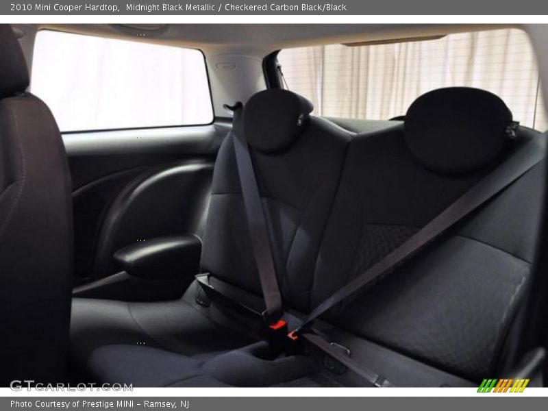Midnight Black Metallic / Checkered Carbon Black/Black 2010 Mini Cooper Hardtop