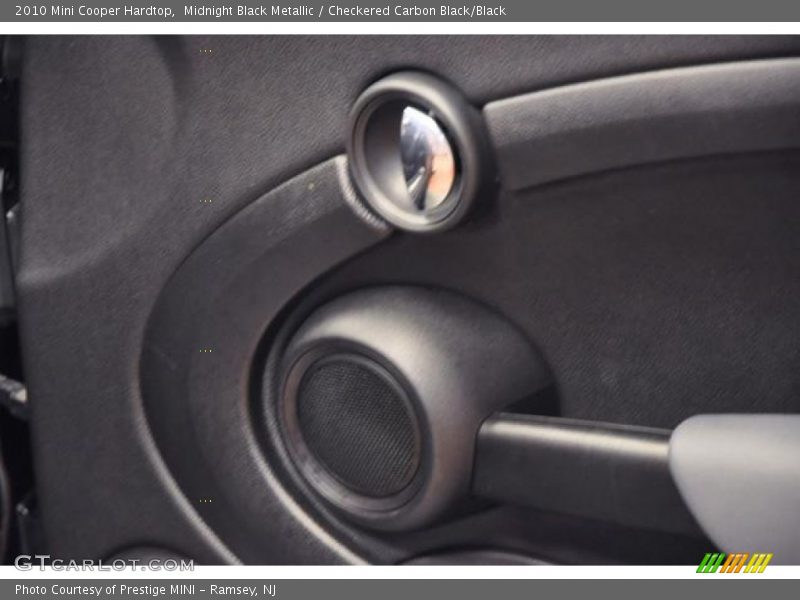Midnight Black Metallic / Checkered Carbon Black/Black 2010 Mini Cooper Hardtop