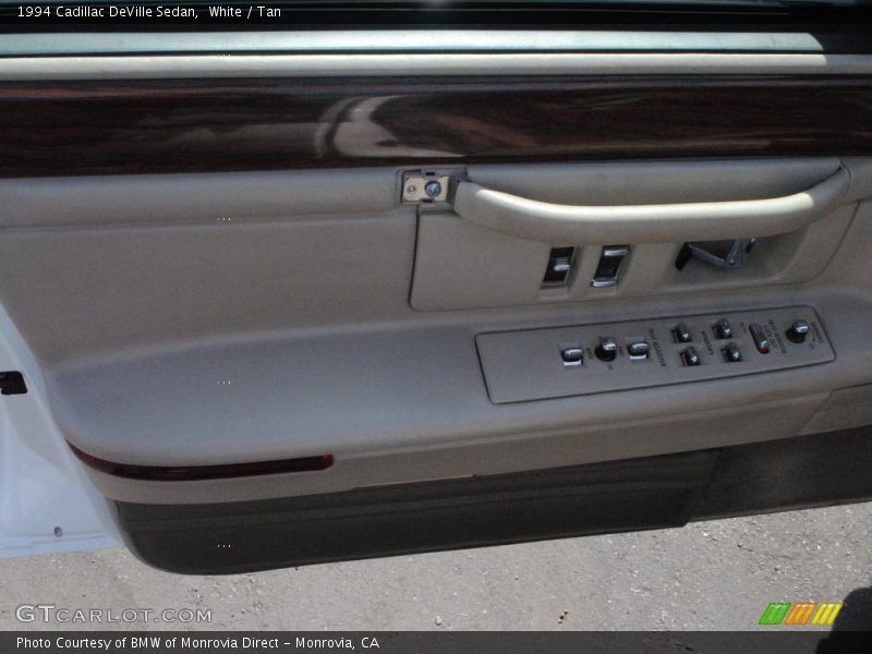 White / Tan 1994 Cadillac DeVille Sedan