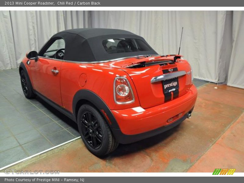 Chili Red / Carbon Black 2013 Mini Cooper Roadster