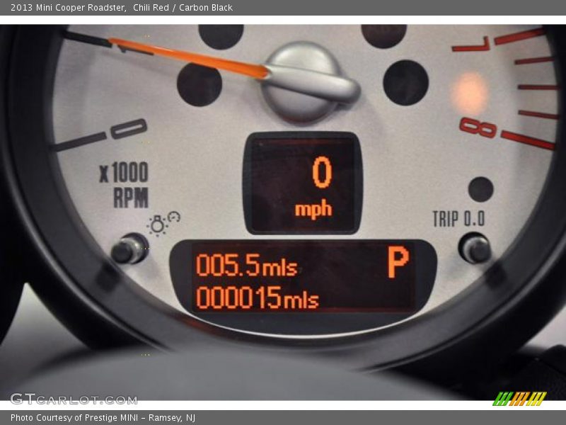 Chili Red / Carbon Black 2013 Mini Cooper Roadster