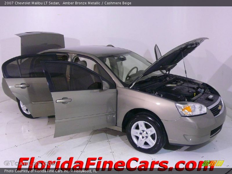 Amber Bronze Metallic / Cashmere Beige 2007 Chevrolet Malibu LT Sedan