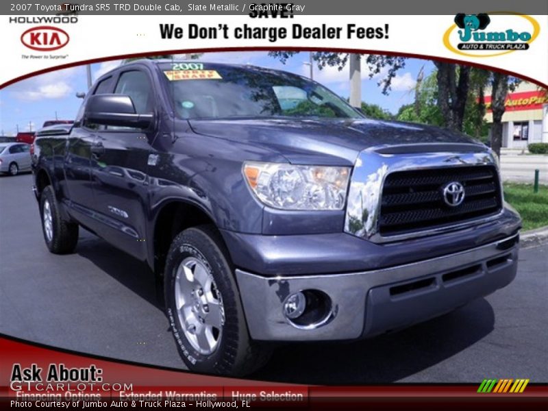 Slate Metallic / Graphite Gray 2007 Toyota Tundra SR5 TRD Double Cab