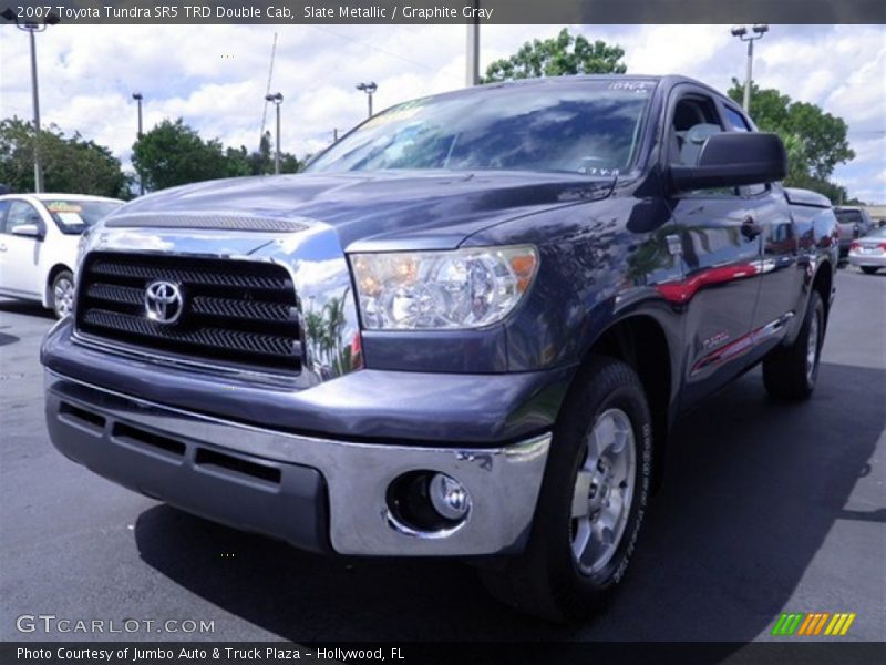 Slate Metallic / Graphite Gray 2007 Toyota Tundra SR5 TRD Double Cab