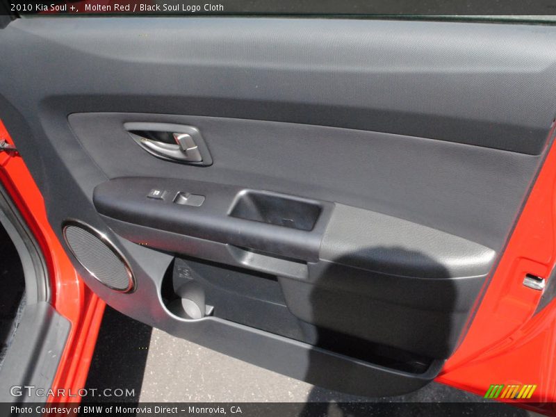 Molten Red / Black Soul Logo Cloth 2010 Kia Soul +