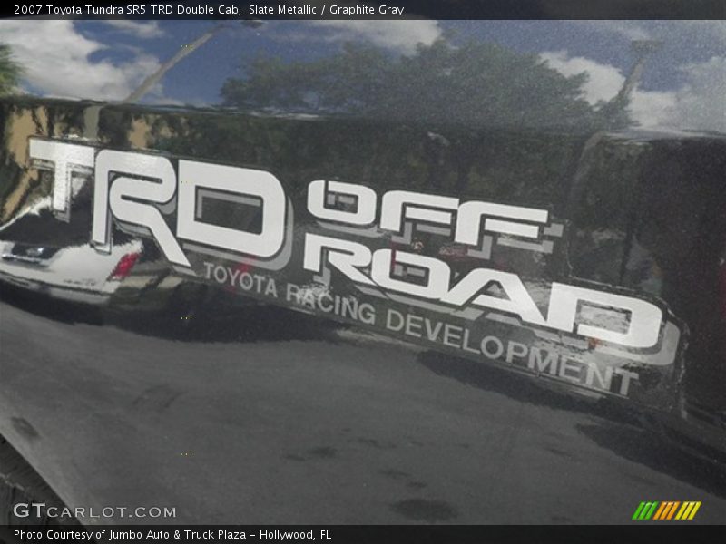 Slate Metallic / Graphite Gray 2007 Toyota Tundra SR5 TRD Double Cab