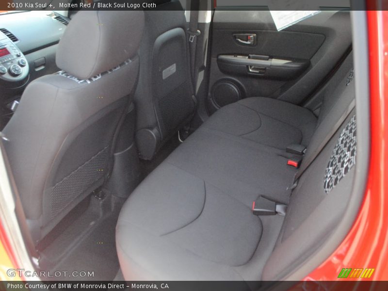 Molten Red / Black Soul Logo Cloth 2010 Kia Soul +