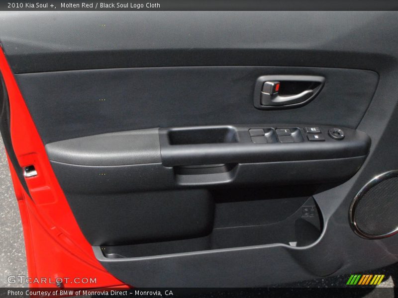 Molten Red / Black Soul Logo Cloth 2010 Kia Soul +
