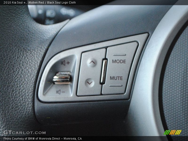 Molten Red / Black Soul Logo Cloth 2010 Kia Soul +