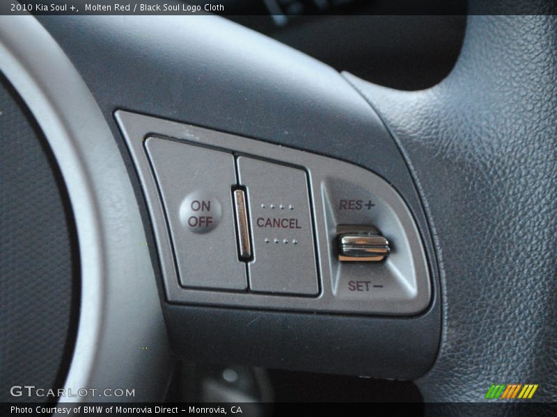 Molten Red / Black Soul Logo Cloth 2010 Kia Soul +