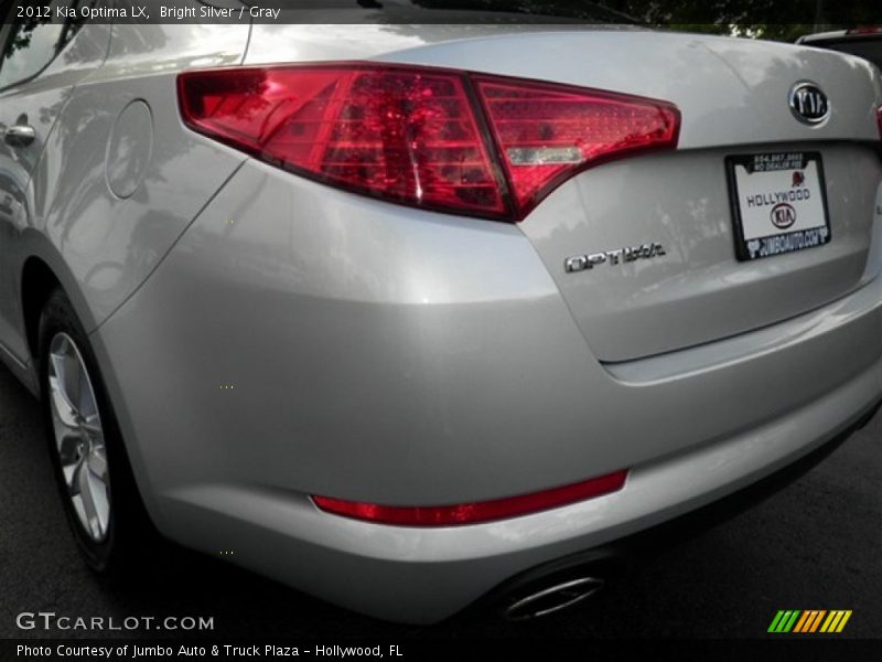 Bright Silver / Gray 2012 Kia Optima LX