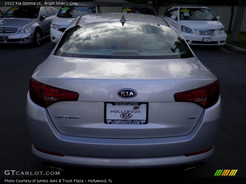 Bright Silver / Gray 2012 Kia Optima LX