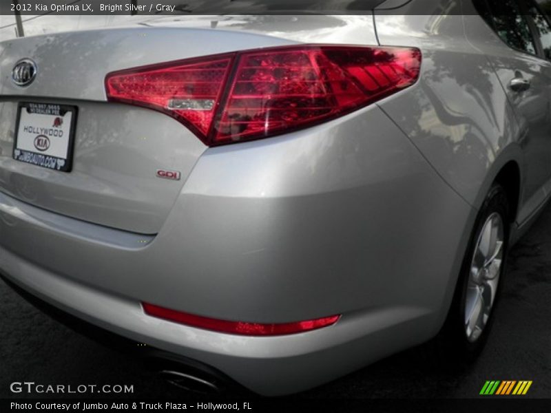 Bright Silver / Gray 2012 Kia Optima LX