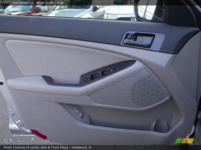 Bright Silver / Gray 2012 Kia Optima LX