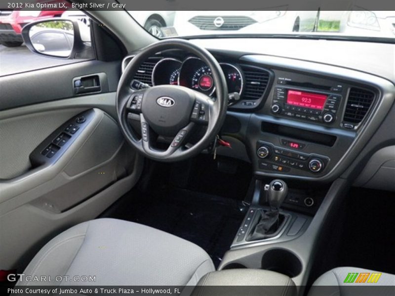 Bright Silver / Gray 2012 Kia Optima LX