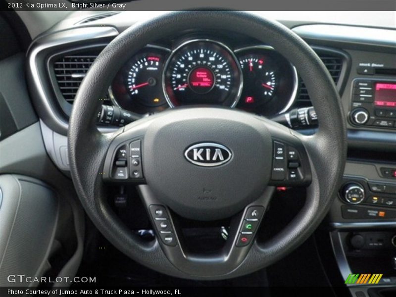 Bright Silver / Gray 2012 Kia Optima LX