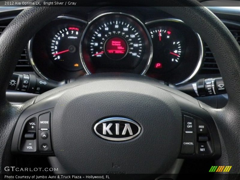 Bright Silver / Gray 2012 Kia Optima LX