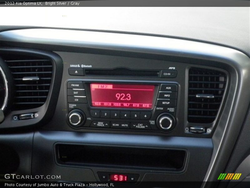 Bright Silver / Gray 2012 Kia Optima LX