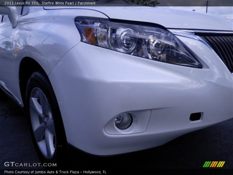 Starfire White Pearl / Parchment 2011 Lexus RX 350