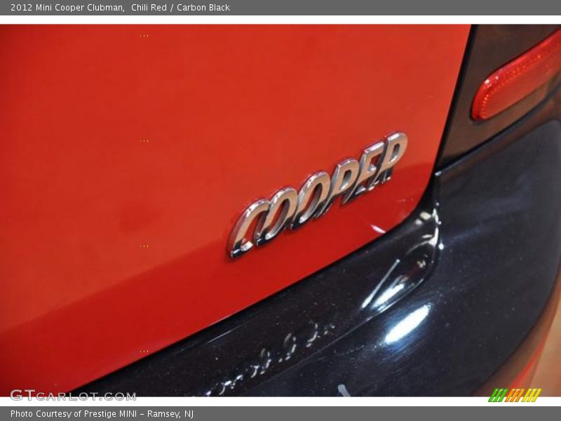 Chili Red / Carbon Black 2012 Mini Cooper Clubman