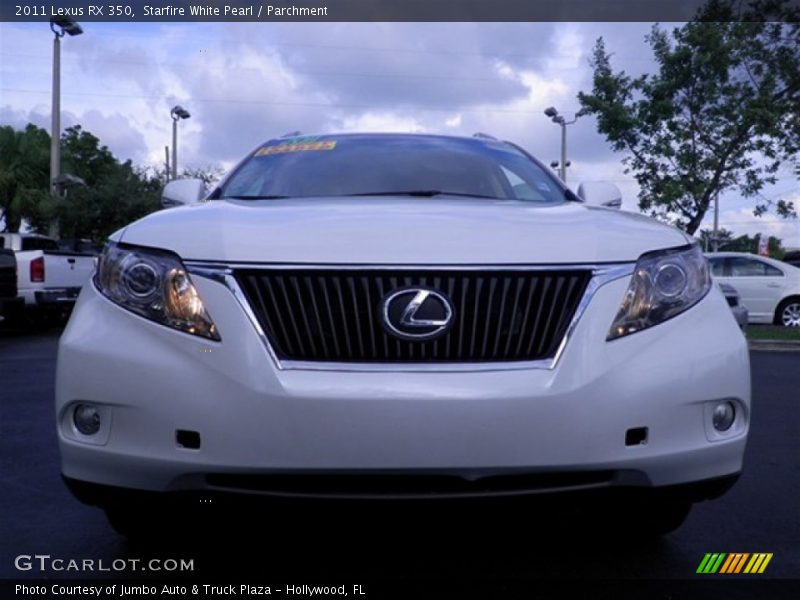 Starfire White Pearl / Parchment 2011 Lexus RX 350