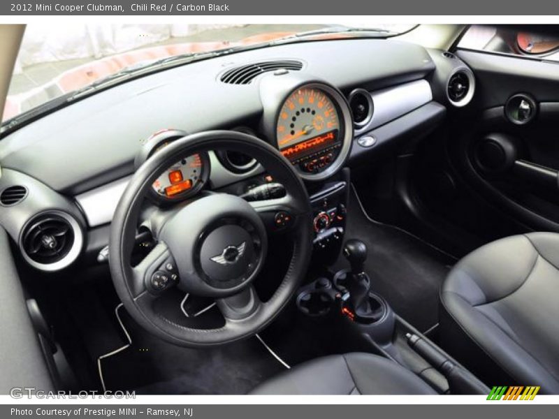Chili Red / Carbon Black 2012 Mini Cooper Clubman