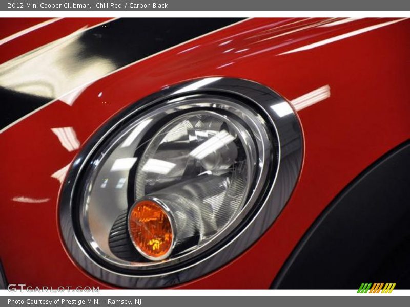 Chili Red / Carbon Black 2012 Mini Cooper Clubman