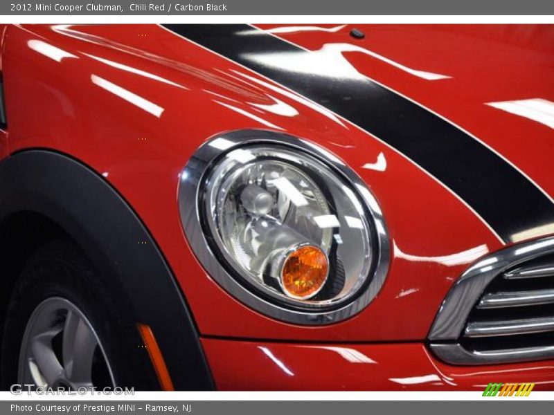 Chili Red / Carbon Black 2012 Mini Cooper Clubman