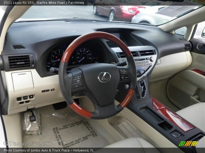 Starfire White Pearl / Parchment 2011 Lexus RX 350