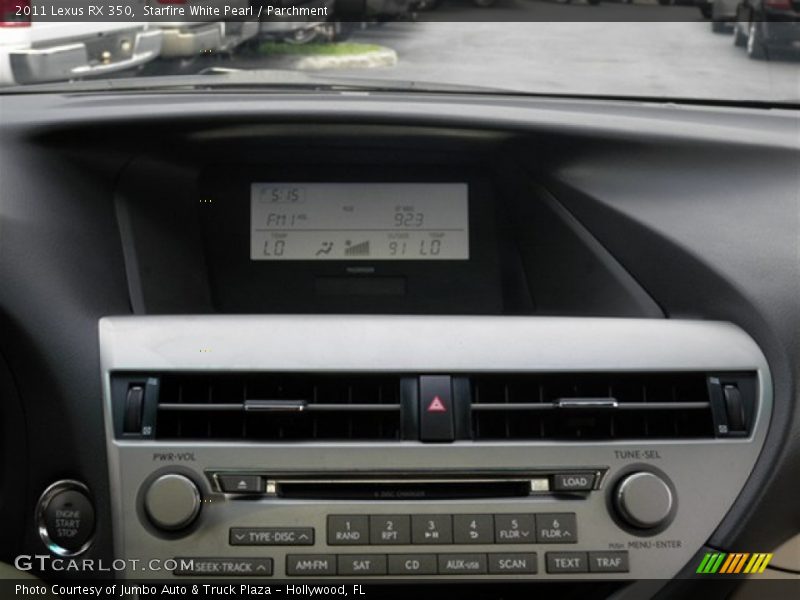 Starfire White Pearl / Parchment 2011 Lexus RX 350