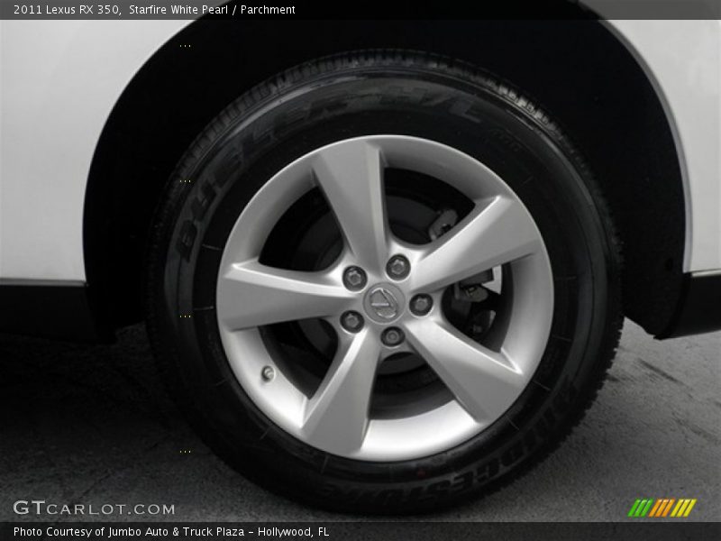 Starfire White Pearl / Parchment 2011 Lexus RX 350