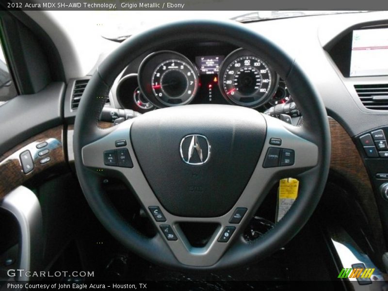 Grigio Metallic / Ebony 2012 Acura MDX SH-AWD Technology