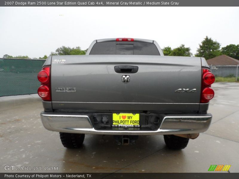 Mineral Gray Metallic / Medium Slate Gray 2007 Dodge Ram 2500 Lone Star Edition Quad Cab 4x4