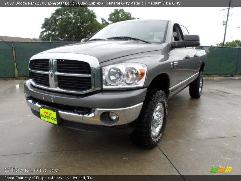 Mineral Gray Metallic / Medium Slate Gray 2007 Dodge Ram 2500 Lone Star Edition Quad Cab 4x4