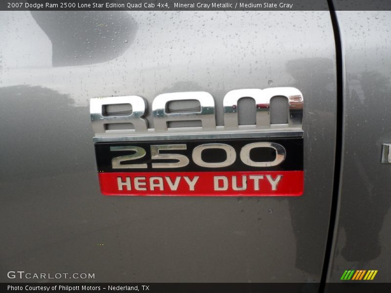 Mineral Gray Metallic / Medium Slate Gray 2007 Dodge Ram 2500 Lone Star Edition Quad Cab 4x4
