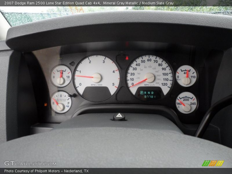 Mineral Gray Metallic / Medium Slate Gray 2007 Dodge Ram 2500 Lone Star Edition Quad Cab 4x4
