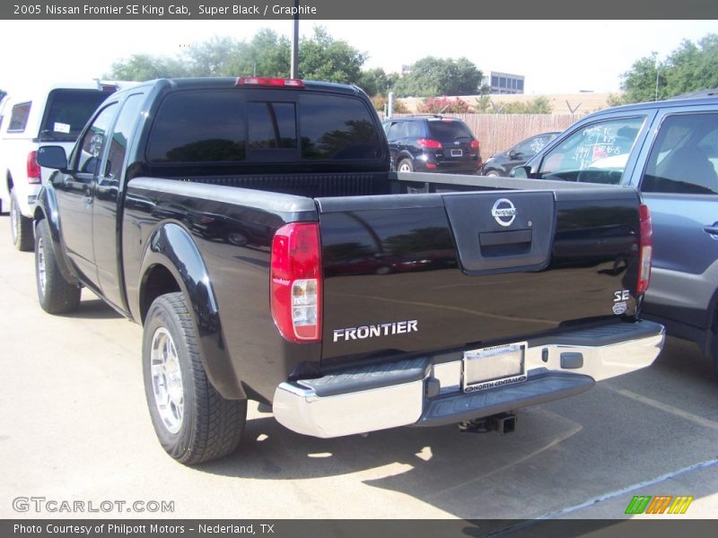 Super Black / Graphite 2005 Nissan Frontier SE King Cab
