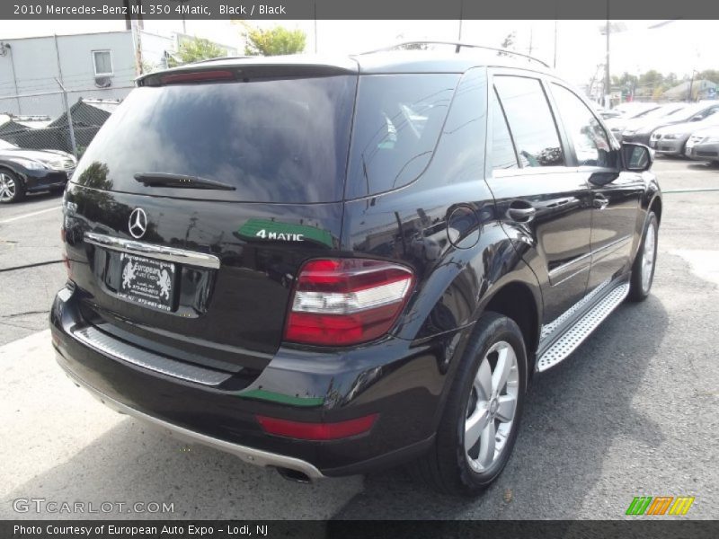 Black / Black 2010 Mercedes-Benz ML 350 4Matic