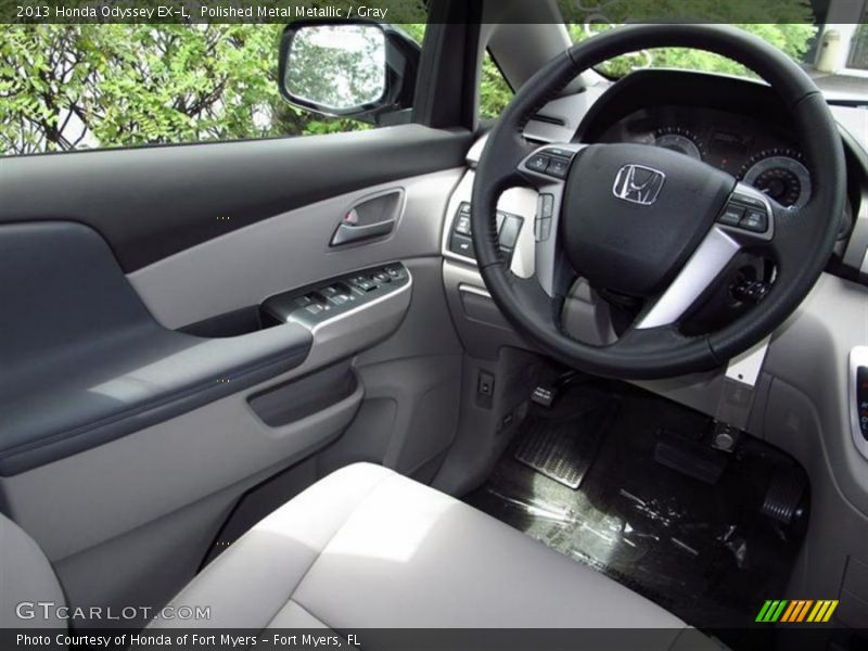 Polished Metal Metallic / Gray 2013 Honda Odyssey EX-L