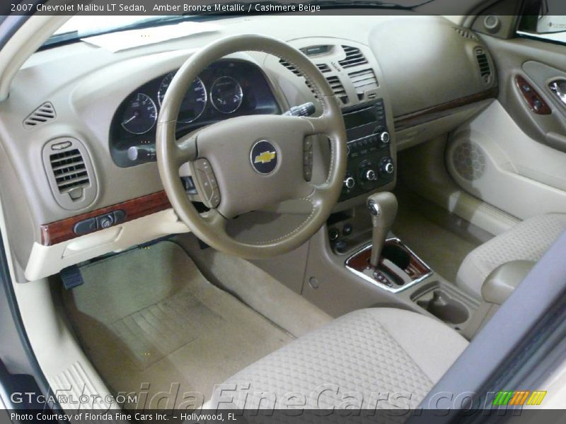 Amber Bronze Metallic / Cashmere Beige 2007 Chevrolet Malibu LT Sedan