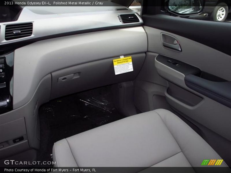 Polished Metal Metallic / Gray 2013 Honda Odyssey EX-L
