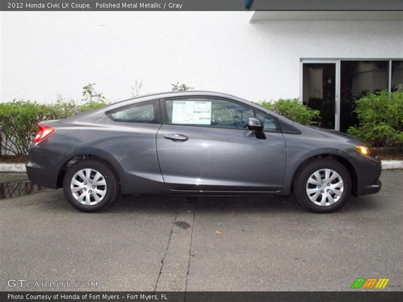 Polished Metal Metallic / Gray 2012 Honda Civic LX Coupe