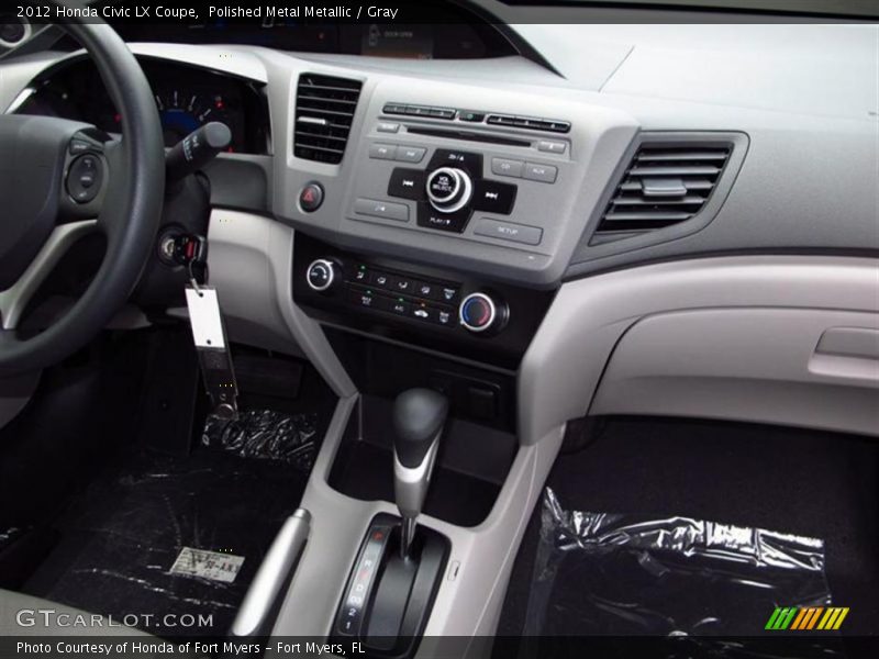 Polished Metal Metallic / Gray 2012 Honda Civic LX Coupe