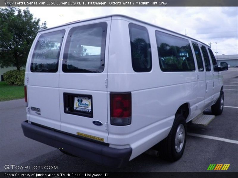 Oxford White / Medium Flint Grey 2007 Ford E Series Van E350 Super Duty XL 15 Passenger