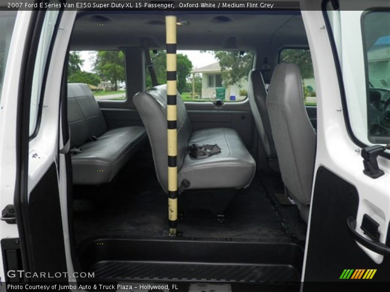 Oxford White / Medium Flint Grey 2007 Ford E Series Van E350 Super Duty XL 15 Passenger