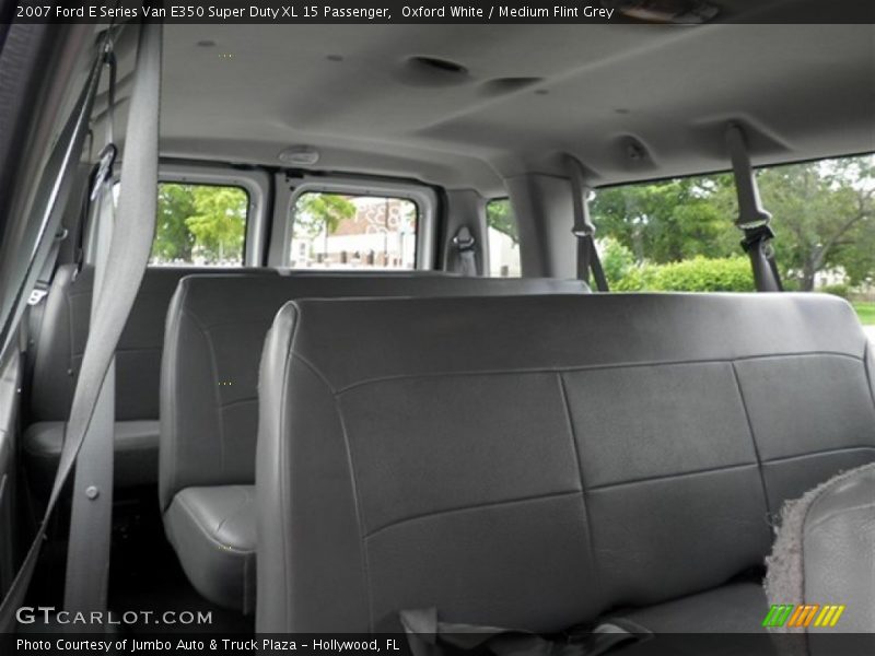 Oxford White / Medium Flint Grey 2007 Ford E Series Van E350 Super Duty XL 15 Passenger