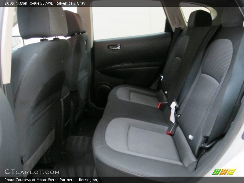 Silver Ice / Gray 2009 Nissan Rogue SL AWD