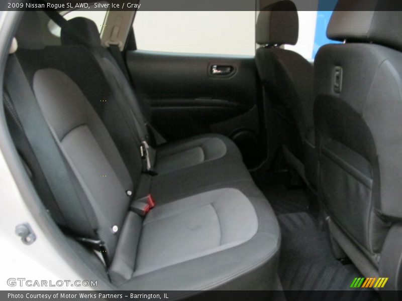 Silver Ice / Gray 2009 Nissan Rogue SL AWD