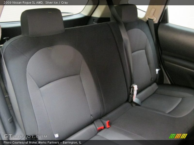 Silver Ice / Gray 2009 Nissan Rogue SL AWD